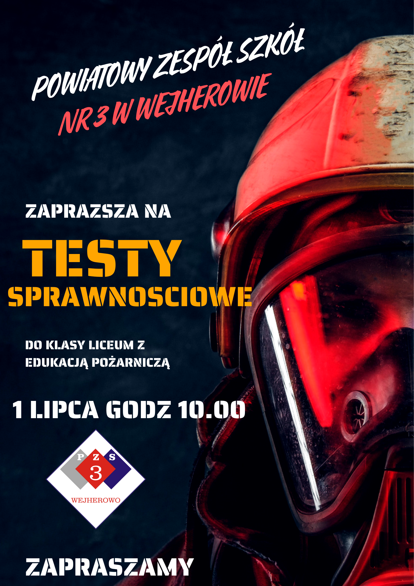 You are currently viewing TESTY SPRAWNOŚCIOWE DO KLASY SPORTOWEJ Z EDUKACJĄ POŻARNICZĄ.