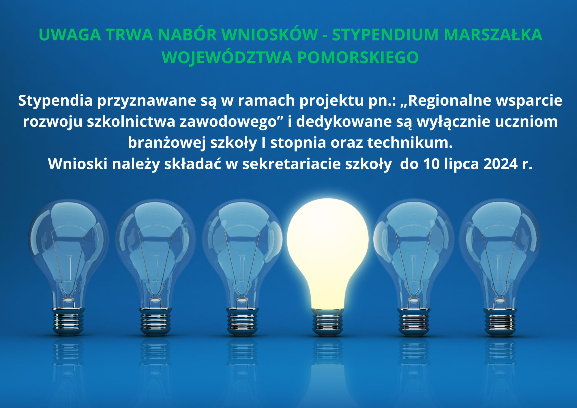 You are currently viewing UWAGA TRWA NABÓR WNIOSKÓW – STYPENDIUM MARSZAŁKA WOJEWÓDZTWA POMORSKIEGO