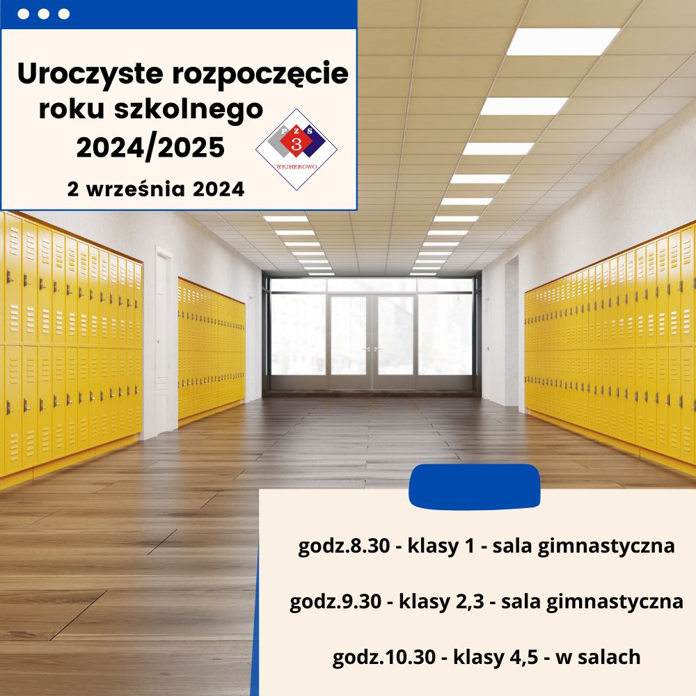 You are currently viewing ROZPOCZĘCIE ROKU SZKOLNEGO 2024/2025