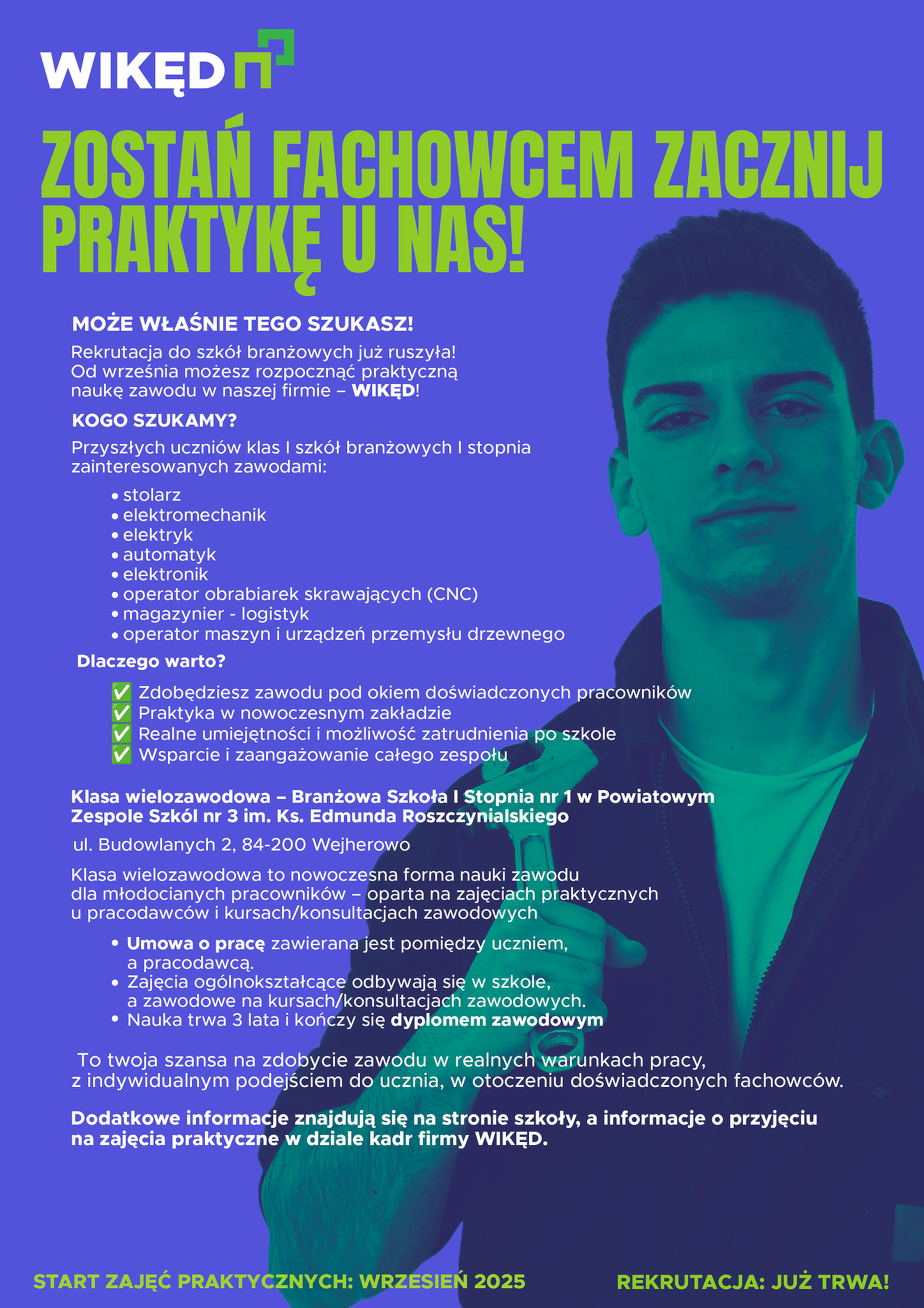 You are currently viewing OFERTA ZAJĘĆ PRAKTYCZNYCH FIRMY WIKĘD