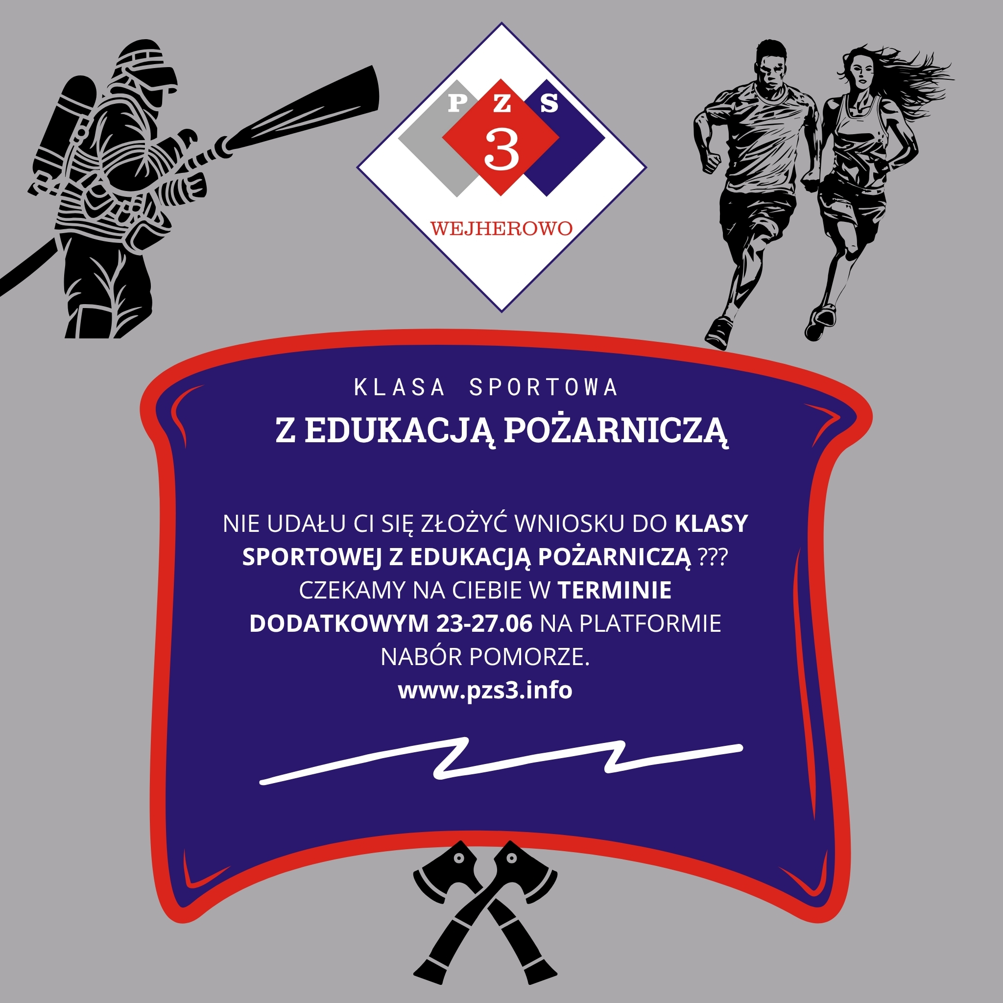 You are currently viewing DODATKOWY NABÓR DO KLASY SPORTOWEJ Z EDUKACJĄ POŻARNICZĄ